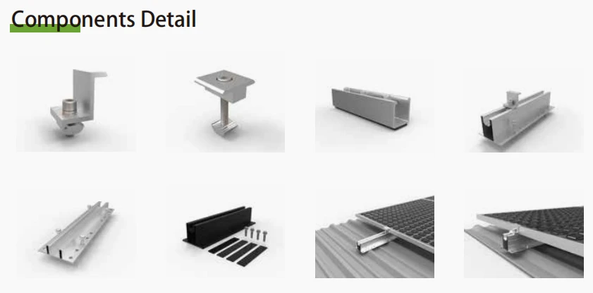 Aluminum Mini Rails Components Details